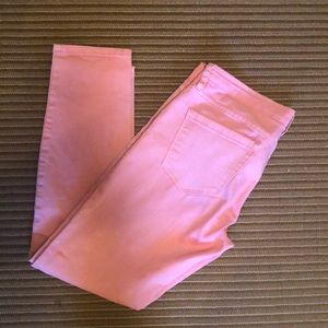 Pink five pocket jean